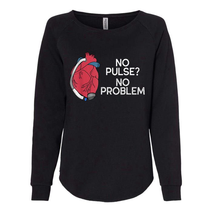 No Pulse No Problem Heartmate Lvad Heart Cvicu Womens California Wash Sweatshirt