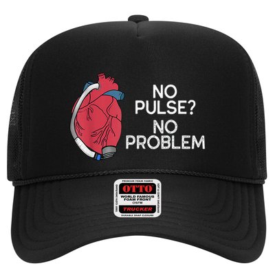 No Pulse No Problem Heartmate Lvad Heart Cvicu Trucker Hat