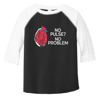 No Pulse No Problem Heartmate Lvad Heart Cvicu Toddler Fine Jersey T-Shirt