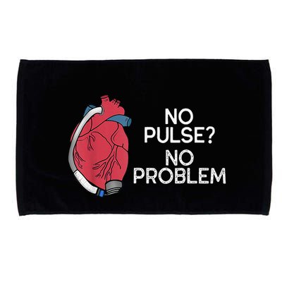 No Pulse No Problem Heartmate Lvad Heart Cvicu Microfiber Hand Towel