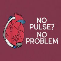 No Pulse No Problem Heartmate Lvad Heart Cvicu 16oz Travel Tumbler