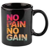 No Pain No Gain Motivation Workout Gym 11oz C Handle Ceramic Mug