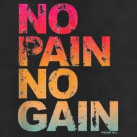 No Pain No Gain Motivation Workout Gym 11oz C Handle Ceramic Mug