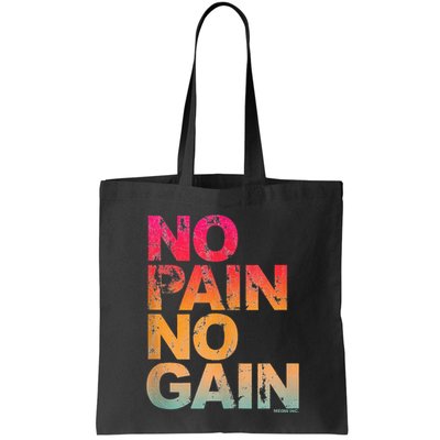 No Pain No Gain Motivation Workout Gym Bag