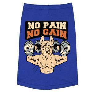 No Pain No Gain Gym Muscles Bodybuilding Gift Doggie Tank