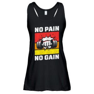 No Pain No Gain Ladies Essential Flowy Tank