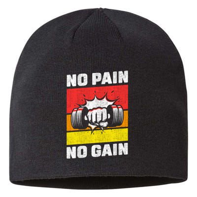 No Pain No Gain Sustainable Beanie