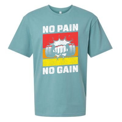 No Pain No Gain Sueded Cloud Jersey T-Shirt