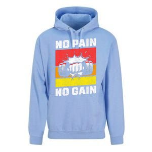 No Pain No Gain Unisex Surf Hoodie