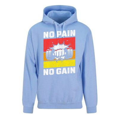 No Pain No Gain Unisex Surf Hoodie