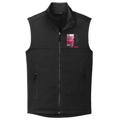 No Pain No Gain Gym Workout And Fitness Training Gym Meaningful Gift Collective Smooth Fleece Vest