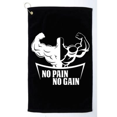 No Pain No Gain Platinum Collection Golf Towel