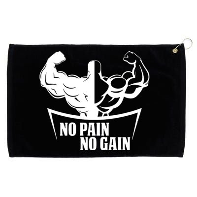 No Pain No Gain Grommeted Golf Towel