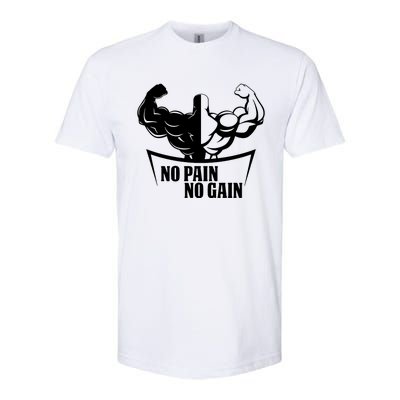 No Pain No Gain Softstyle® CVC T-Shirt