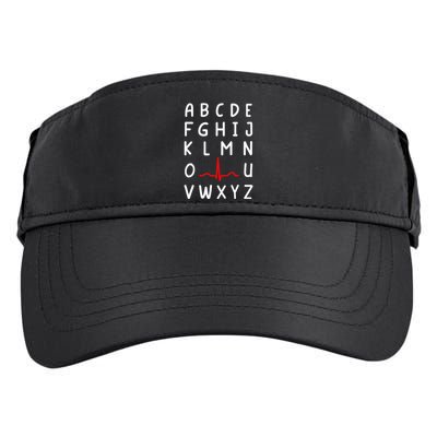 Nurse Pqrst Nursing Ecg And Ekg Alphabet Funny Nurse Adult Drive Performance Visor