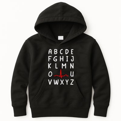 Nurse Pqrst Nursing Ecg And Ekg Alphabet Funny Nurse Kids Hoodie