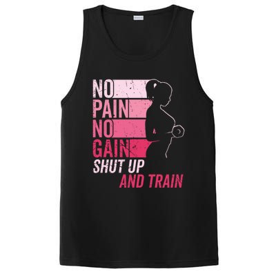 No Pain No Gain Gym Workout And Fitness Training Gym Great Gift PosiCharge Competitor Tank