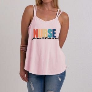 Nurse Practitioner Np Rn Nursing Nurse Appreciation Great Gift Women's Strappy Tank