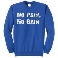 No Pain No Gain Success Mindset Gift Sweatshirt