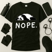 Nope Panda Not Today Funny Lazy Panda T-Shirt