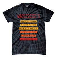 NarcissistS Prayer Narcissistic Abuse Awareness Survivor Tie-Dye T-Shirt