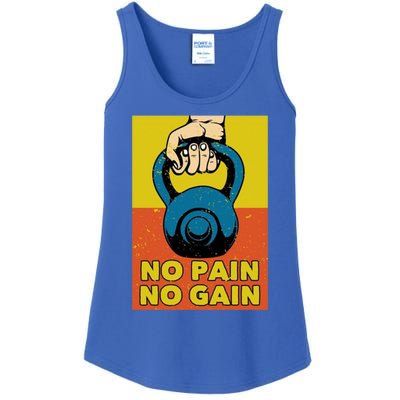 No Pain No Gain Gift Never Stop Training Gift Ladies Essential Tank