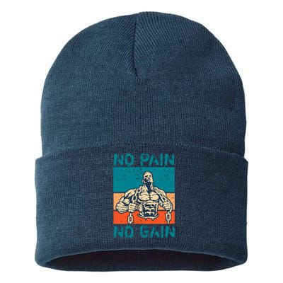 No Pain No Gain Sustainable Knit Beanie