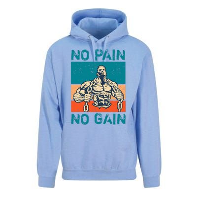 No Pain No Gain Unisex Surf Hoodie