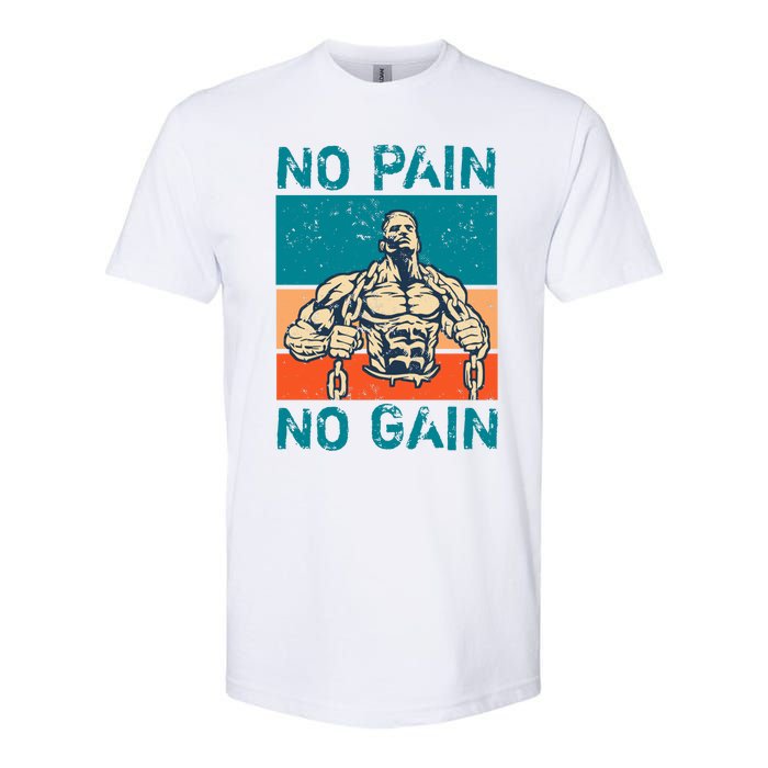 No Pain No Gain Softstyle CVC T-Shirt