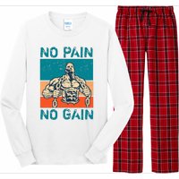 No Pain No Gain Long Sleeve Pajama Set