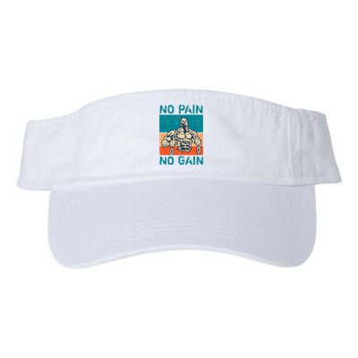 No Pain No Gain Valucap Bio-Washed Visor