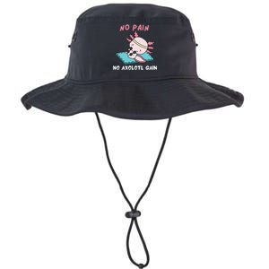 No Pain No Axolotl Gain Cute Axolotl Workout Fitness Lover Legacy Cool Fit Booney Bucket Hat