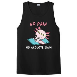 No Pain No Axolotl Gain Cute Axolotl Workout Fitness Lover PosiCharge Competitor Tank