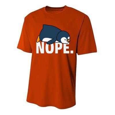 Nope Penguin Performance Sprint T-Shirt