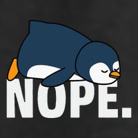 Nope Penguin Cool Comfort Performance Bucket Hat