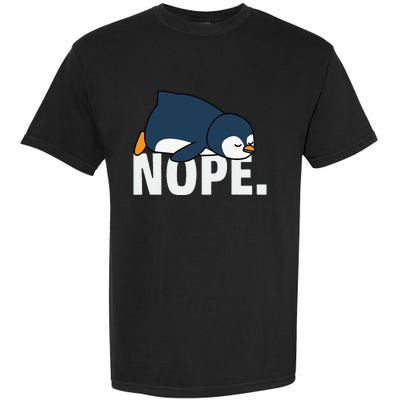 Nope Penguin Garment-Dyed Heavyweight T-Shirt