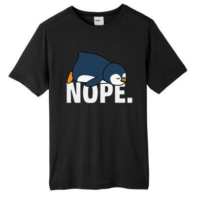 Nope Penguin Tall Fusion ChromaSoft Performance T-Shirt