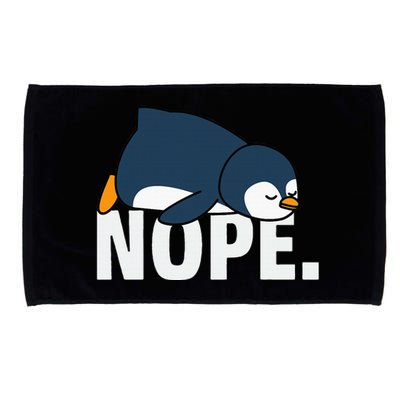 Nope Penguin Microfiber Hand Towel