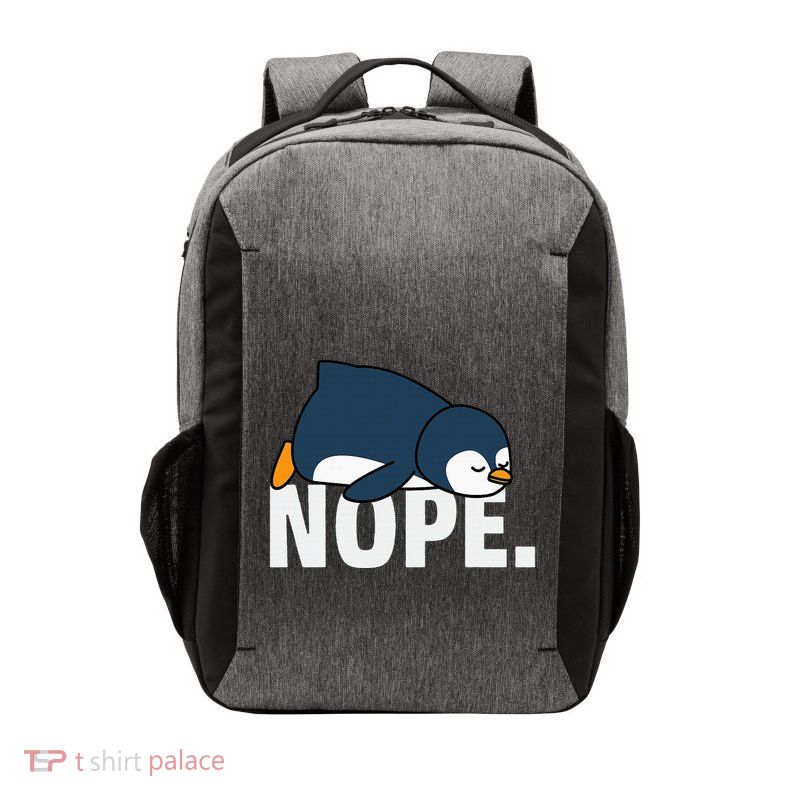 Nope Penguin Vector Backpack