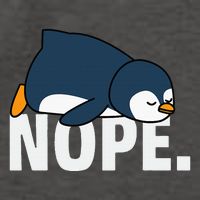 Nope Penguin Vector Backpack