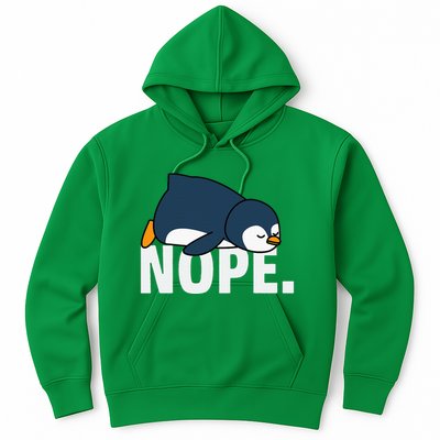 Nope Penguin Hoodie
