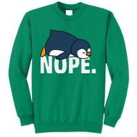 Nope Penguin Sweatshirt