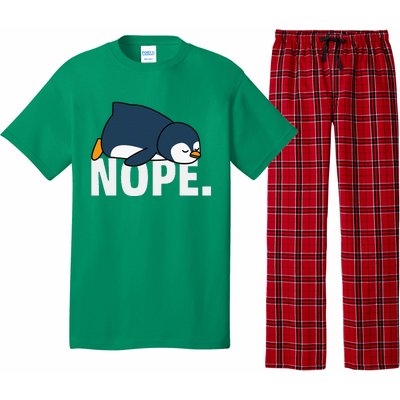 Nope Penguin Pajama Set