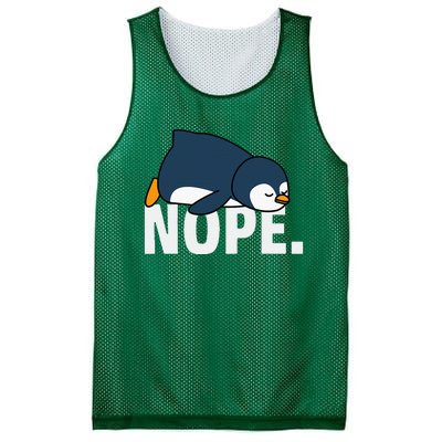 Nope Penguin Mesh Reversible Basketball Jersey Tank