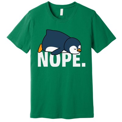 Nope Penguin Premium T-Shirt