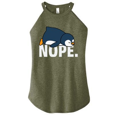 Nope Penguin Women’s Perfect Tri Rocker Tank