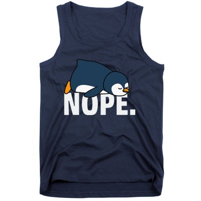 Nope Penguin Tank Top