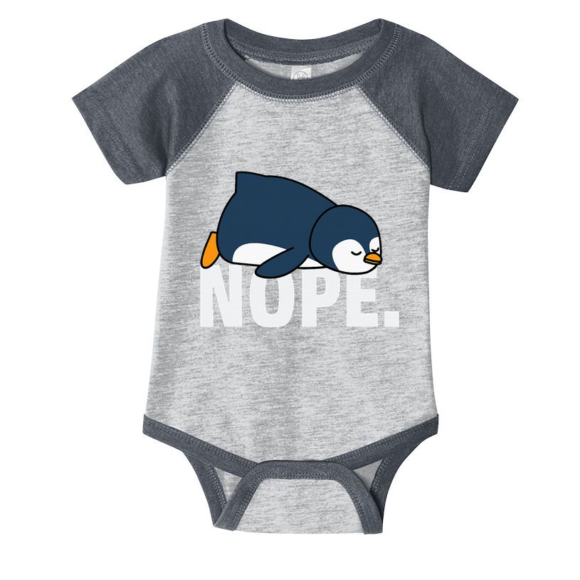 Nope Penguin Infant Baby Jersey Bodysuit