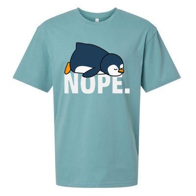 Nope Penguin Sueded Cloud Jersey T-Shirt