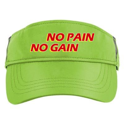 No Pain No Gain Gift Adult Drive Performance Visor